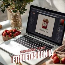 Etiqueta artesanal creada con IA: diseño listo para imprimir y pegar Ein Projekt aus dem Bereich Grafikdesign von alba florencia - 20.01.2026