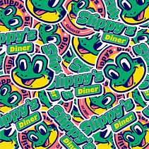 Diseño de Imagen para Slippy's Diner. Un progetto di Br, ing, Br, identit, Design, Graphic design e Design di loghi di Mishraim Martinez - 20.05.2026