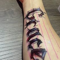 Constancia y perseverancia con Lettering. Calligraph, Lettering, Tattoo Design, Drawing, and Photograph project by betzy peñate - 05.28.2026