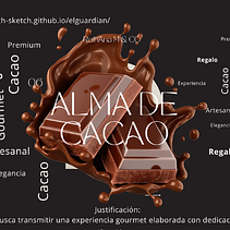 Alma de Cacao. Un projet de Br, ing et identité, Design graphique , et Design de présentation de Ruth Mascarino - 11.06.2026
