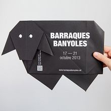 Origami Poster Barraques Banyoles