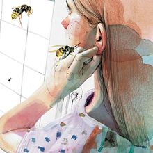 Ilustración para el libro "El futuro es femenino" Ed. Penguin Random House. Escrito por Sara Cano