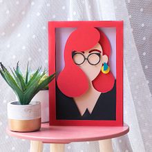 Autorretrato papercut.
