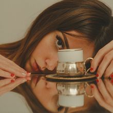 "La hora del té" Mi Proyecto del curso: Retrato fotográfico intimista