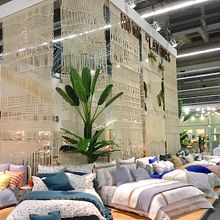 Stand na feira Heimtextil (Frankfurt): Painéis de Macramé