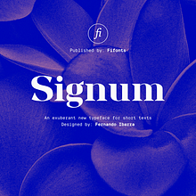 Signum: un sistema de letras a partir de módulos.