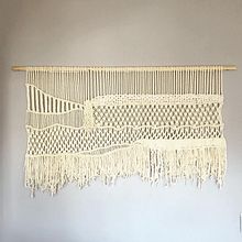 Mi Proyecto del curso: Introducción al macramé: creación de un tapiz decorativo