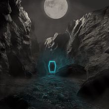 Mi Proyecto del curso: Ilustración fantástica Blender. Titulo: "The Dark"