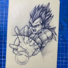 Vegeta y una flor