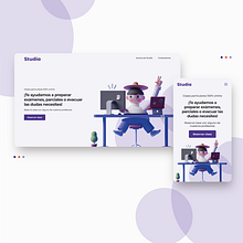 Studia · Mi Proyecto del curso: Diseño de interfaces para sitios web y aplicaciones