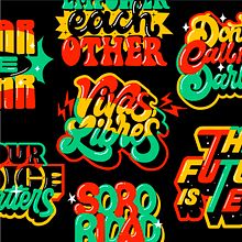 Womens International day Sticker Set + Lettering