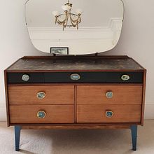 My project in Upcycling Vintage Furniture with Painting Techniques course