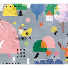 My project in Illustration and Digital Collage for Children's Stories course