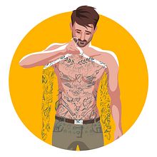 "Tattoos or not?" for Playboy