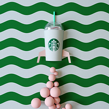 Starbucks "Play with us"