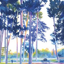 BEFORE THE MOON, illustration pour la Mairie de Paris, 16e