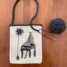 My project in Punch Needle for Rug Design course