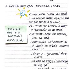 Mi Proyecto del curso: Gimnasio de escritura: de la hoja en blanco a la práctica cotidiana