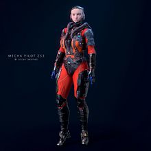 MECHA PILOT Z53 BY OSCAR CREATIVO