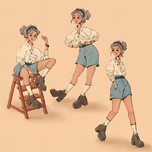 My project for course: Drawing Appealing Characters with Personality