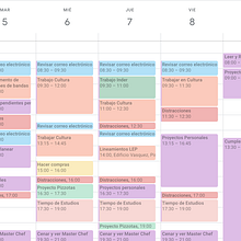 Mi proyecto del curso: Organización de agenda: gestiona tu tiempo y energía