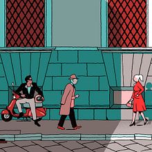 RIMOWA x Vincent MAHE - city life Stickers serie