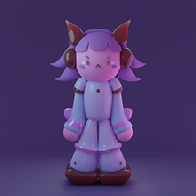 Meu projeto do curso: Criação de personagens Kawaii em 3D com Blender