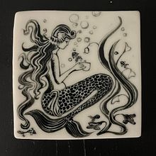 My project for course: Ceramic Illustration with Scratch Art