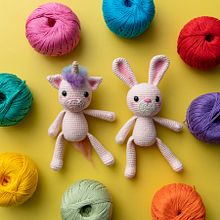 Meu projeto do curso: Amigurumi de animais com crochê