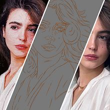  She is Tetiana Soviak by Rod Lovell - How to Start a Digital Portrait Painting from Scratch: Tips and Techniques