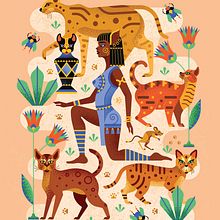 Egyptian goddess Bastet