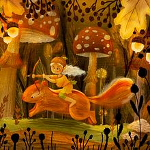 My project for course: Children’s Illustration with Procreate: Paint Magical Scenes: Thumbelina