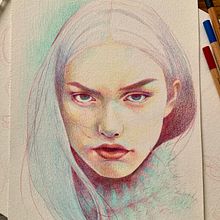 Mi proyecto del curso: Dibujo de retratos llamativos con lápices de colores