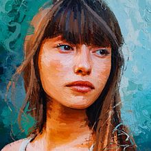 She is Telma Louise (TelmaxLouise) - My Project in Portrait Painting by Rod Lovell