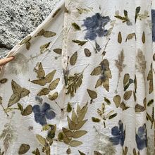 Ecoprint on linen 🍃