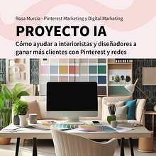 La IA para ayudar a interioristas y diseñadores a ganar más clientes con Pinterest y redes sociales.