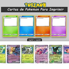 Cartas de Pokemon Para Imprimir 