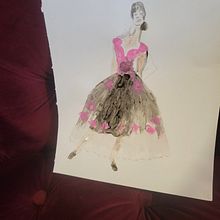My project for course: Watercolor Fashion Illustration: Silhouette, Color and Flow