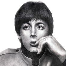 Graphite Portrait of Paul McCartney