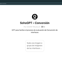 Modelo de GPT aplicado a la evaluación de Interfaces según diferentes parámetros de UX