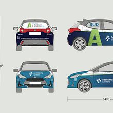 Coche del Servicio de Urgencias Domiciliarias