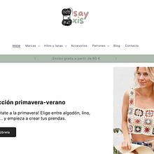 Say Xis: tienda online de hilos y lanas