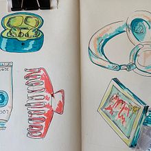 Illustrated journaling (with markers)