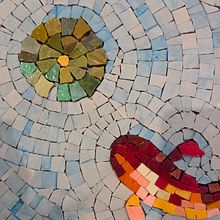From complete disaster to mild improvement - koi mosaic