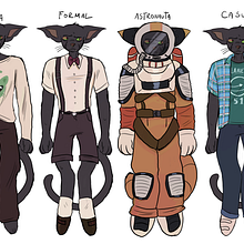 Character Design Process: Fergus Mercurio