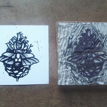 Mi proyecto del curso: Grabado contemporánea en linóleo 