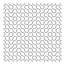Truchet tiles using arcs