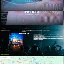 Sitio web Adrián Nepote Técnica para Eventos.