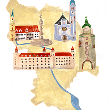 Bratislava map