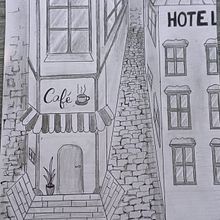 Rue pavé entouré d'immeubles